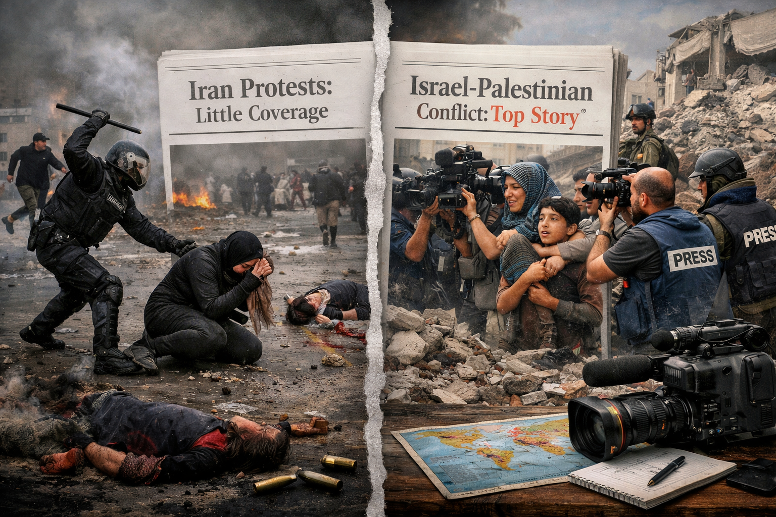 Selective Outrage: Why Iran’s Dead Don’t Matter to the Media