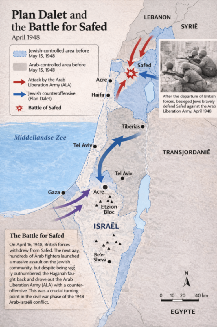 Plan Dalet- Battle around Safed