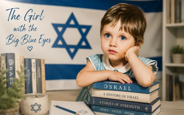 The Girl With The Big Blue Eyes Cover Image