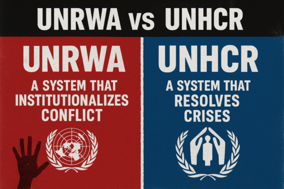     UNRWA vs UNHCR: Two Systems, Two Standards Cover Image